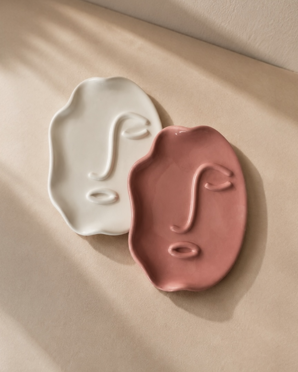 Abstract Face Tray