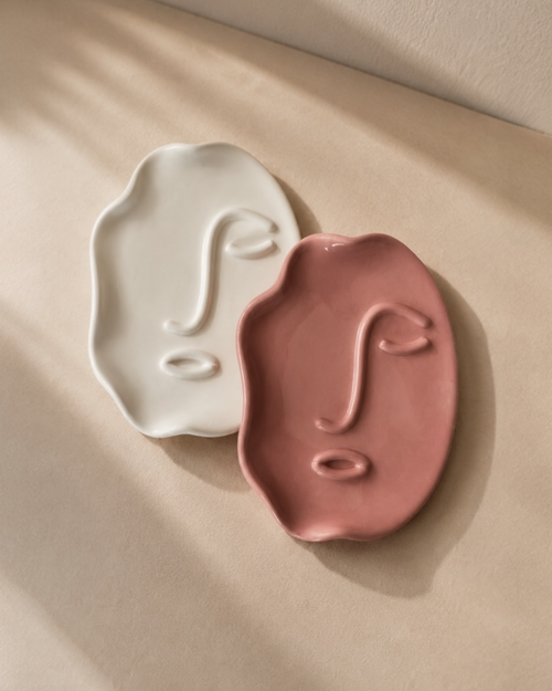 Abstract Face Tray