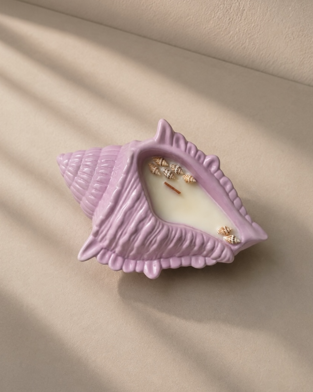 Pink Shell Candle